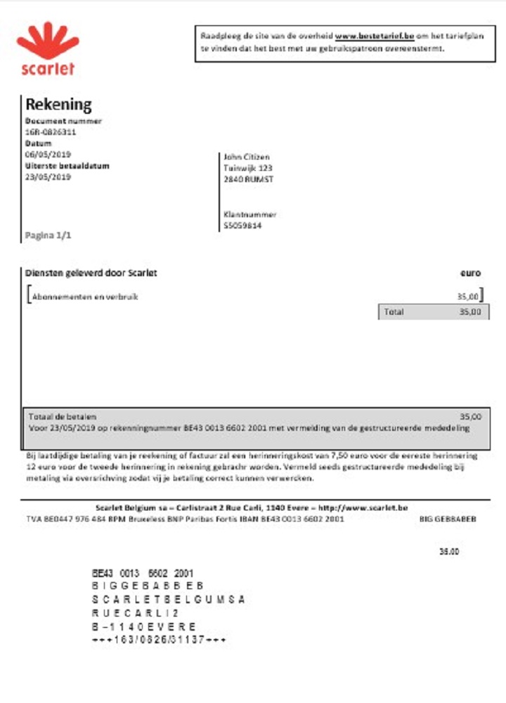 Minol USA business utility bill 
